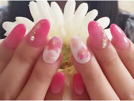 パウダリーフラワー☆ネイル