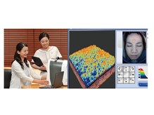 『カウンセリング＆肌質診断』 肌質検査機を使って細かく肌解析！