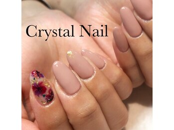 クリスタルネイル ボンベルタ橘店(CRYSTAL NAIL)/ガーリーネイル