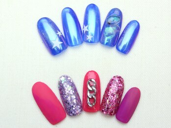 ユースタイル 新宿店(U-style)/ユニコーンミラーネイル