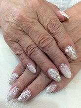 シャンネイルケアサロン(Shan Nail caresalon)/キラキラお花ネイル