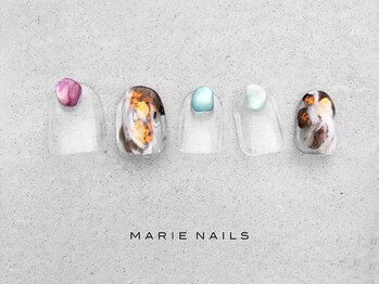 マリー ネイルズ いわきラトブ店(MARIE NAILS)/定額6,600円税込 ぷっくり 0217b