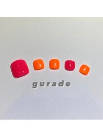 ジェルネイル フット