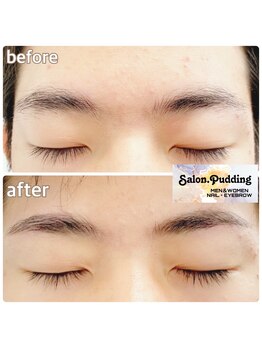 サロンドットプディング(Salon.Pudding)/メンズ美眉￥5000で垢抜け