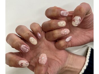 エルマナ(HERMANA)/お花ネイル/オフのみ有り