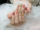 ニュアンスカラーとミラーネイル