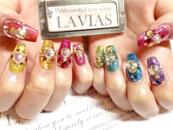 プロフェッショナル ネイルサロン ラヴィアス(LAVIAS)/【ジェル】10本アートし放題