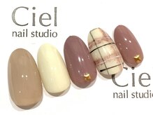 シエルネイルスタジオ 新宮店(Ciel nail studio)/ニットチェックデザイン