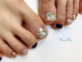 シェルアートフットネイル