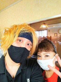 足つぼまーさん/師匠の土田君枝先生と♪