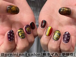秋葉原ネイル/手描きネイル/銀座