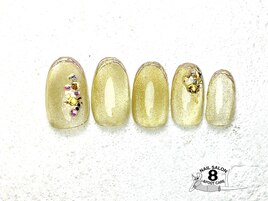 ８月デザイン新作♪水光ネイル