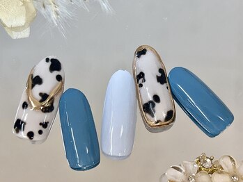 ネイルサロン ジェイ(Nail Salon J)/マグネットフレンチスターネイル