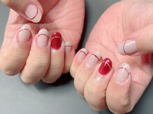 ネイルサロンアンドスクール アイビー(IVY)/フレンチライン♪