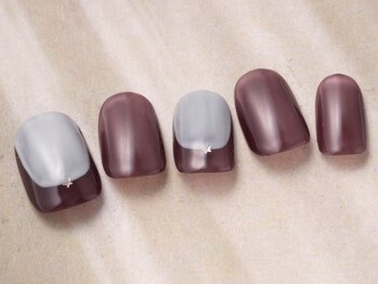 アイネイルズ 天神今泉店(I-nails)/塗りかけ星ホロデザイン