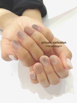 プライベート ネイルサロン マーマ(murmur)/塗りかけネイル