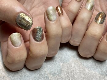 テンプテーション ネイル スタジオ(Temptation nail studio)/素材感ニュアンス