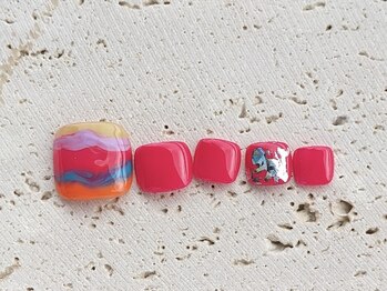 ネイルドッグ(NAIL DOG)/カラフルフットネイル♪