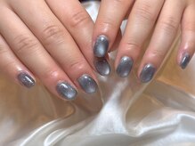 マイフェアレディ 今池(MyFairLady)/シルバーマグネットの上品ネイル