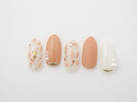 秋色ダルメシアンネイル♪