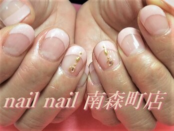 お仕事ネイルにもピッタリ♪