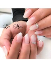 ネイルサロンラメール(La Mer)/ホワイトグラデーションネイル