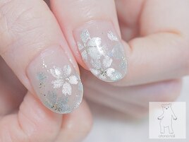 マグネット桜ネイル