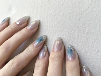 アメリアンドカシェット(Amelie&Cachette)/ニュアンスネイル:maika