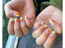 プルースラウンジ トウキョウ(Plus Lounge TOKYO)/ぬりかけネイル[原宿/ネイル]