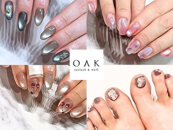 オーク 新潟駅前(OAK)の写真/【手元に可愛いをプラス＋】定額デザイン￥5000～最新トレンドや季節感を取り入れたネイルを豊富にご用意◎