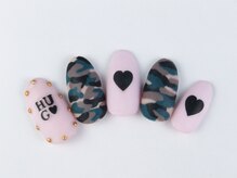 まつげアンドネイル ディアマンローズ(DIAMANT ROSE)/マットコート１２０分・8280円