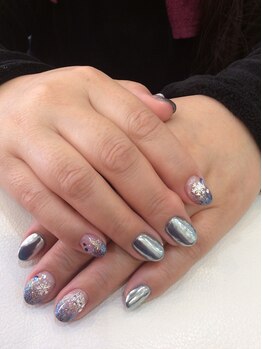 シャンネイルケアサロン(Shan Nail caresalon)/冬＆ミラーネイル