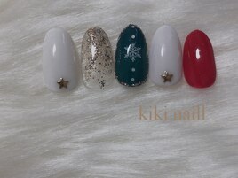 クリスマスネイル
