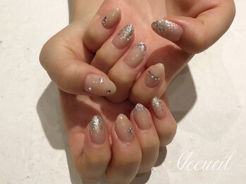 アクイユ 銀座店(ACCUEIL)/お呼ばれネイル♪