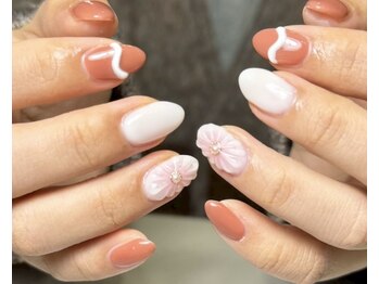 ニアウネイル(niau nail.)/お花ネイル