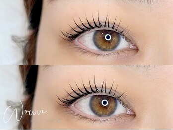 ワウビー(Wowvi)の写真/【高リピート率&モチの良さ◎LEDマツエク導入】あなたのお目元に合わせたデザインで自然と盛れる目元に♪