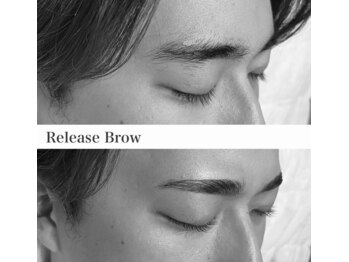 リリースブロウ(Release Brow)の写真/ボサ眉/薄眉/癖眉卒業!生え癖のある頑固な眉も整った眉に!眉の状態に合わせたパーマでワンランク上の自分へ