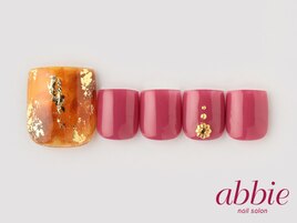 フット べっ甲ネイル　￥9900