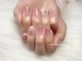 定額デザイン　押し花