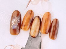 ネイルサロンフォーユー(for u)/べっこうネイル￥6980