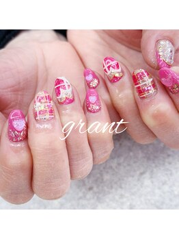 グラント(NAIL SALON&SCHOOL grant)/定額ジェルネイル