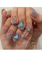 ナルネイル(nalunail)/ピンクベージュ/夏ネイル