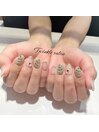 ボタニカルネイルで夏仕様♪