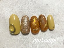 ネイル―ジュ 札幌大通店(nairouge*)/秋マーブルネイル♪