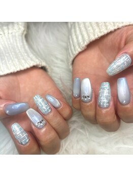 トゥインクルムーン(Twinkle Moon)/ツイードネイル