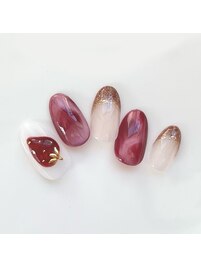 ハートマグネット　いちご