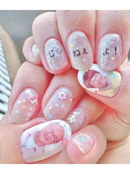 オプープーネイル(OPU-PU-nail)の写真/推し活にぴったり！最新プリントネイルで指先を華やかに☆手描きアートが得意なサロンで特別感を演出！