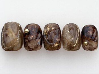アイネイルズ 池袋店(I-nails)/奥行きブラウン