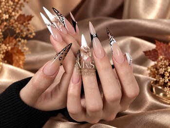 ミィスネイル(MxS Nail)の写真/《初回オフ無料&ケア込み》シンプルでも大人可愛いネイルを♪まずはシンプルなワンカラー,マグネットから◎