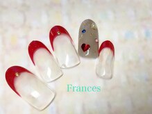 フランセス(Frances)/バレンタインネイル